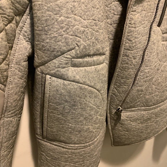 Francis Leon leather and wool jacket. - Picture 4 of 6